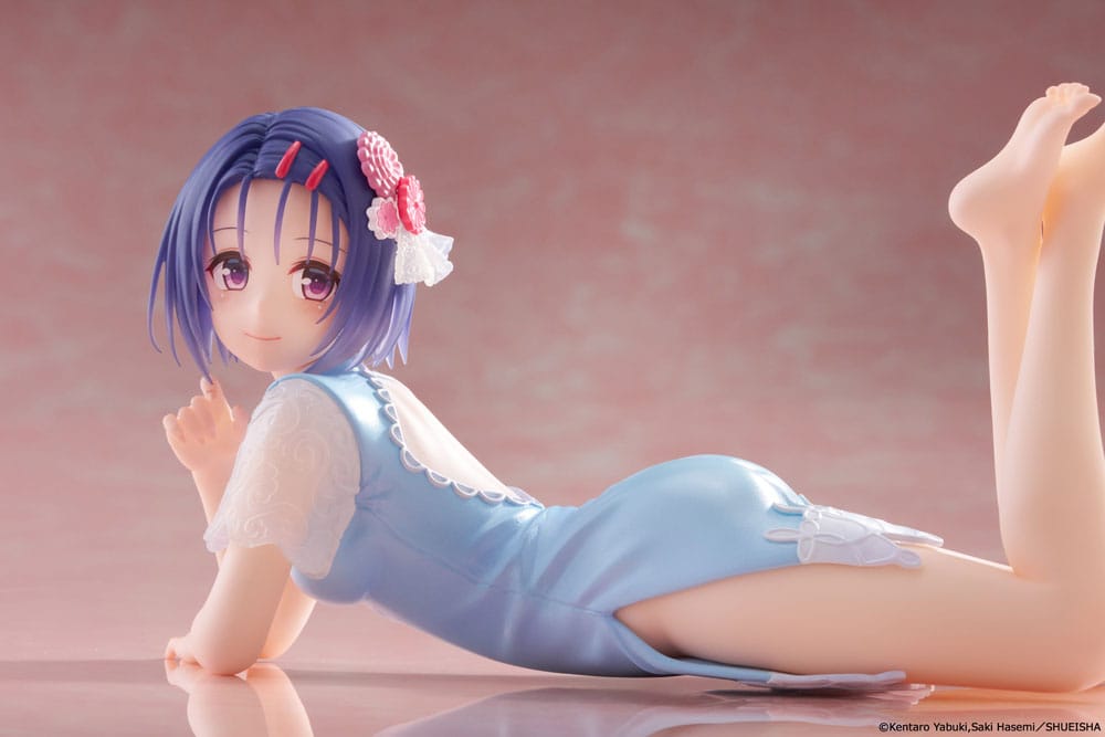 To Love-Ru Darkness PVC Statue Desktop Cute Figure Haruna Sairenji (China Dress Ver.) 13 cm            - Damaged packaging