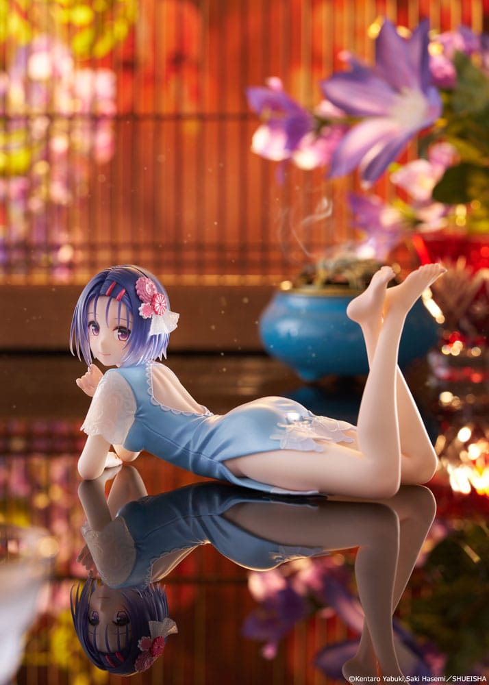 To Love-Ru Darkness PVC Statue Desktop Cute Figure Haruna Sairenji (China Dress Ver.) 13 cm            - Damaged packaging