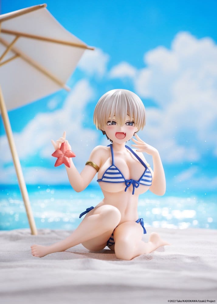 Uzaki-chan Wants to Hang Out! Desktop Cute PVC Figure Hana Uzaki (Swim wear Ver.) 13 cm