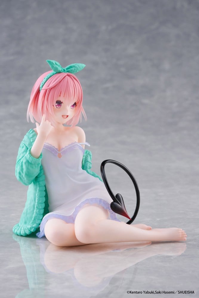 To Love-Ru Desktop Cute PVC Figure Momo (Roomwear Ver.) 13 cm - Damaged packaging