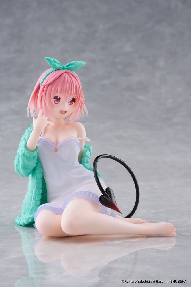 To Love-Ru Desktop Cute PVC Figure Momo (Roomwear Ver.) 13 cm - Damaged packaging