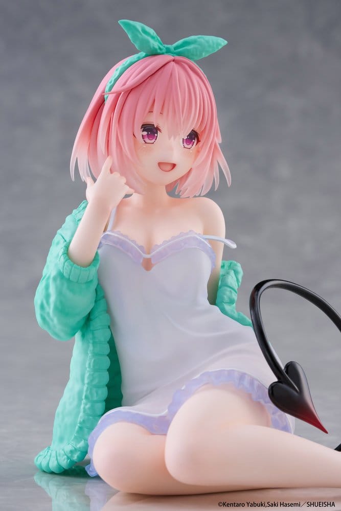 To Love-Ru Desktop Cute PVC Figure Momo (Roomwear Ver.) 13 cm - Damaged packaging