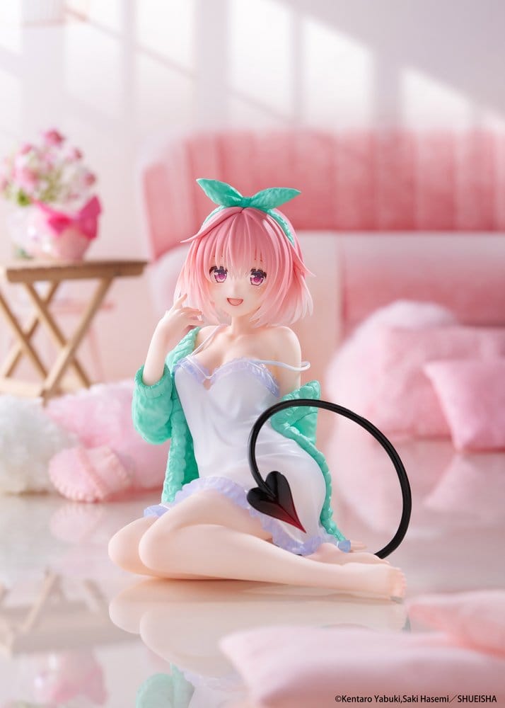 To Love-Ru Desktop Cute PVC Figure Momo (Roomwear Ver.) 13 cm - Damaged packaging
