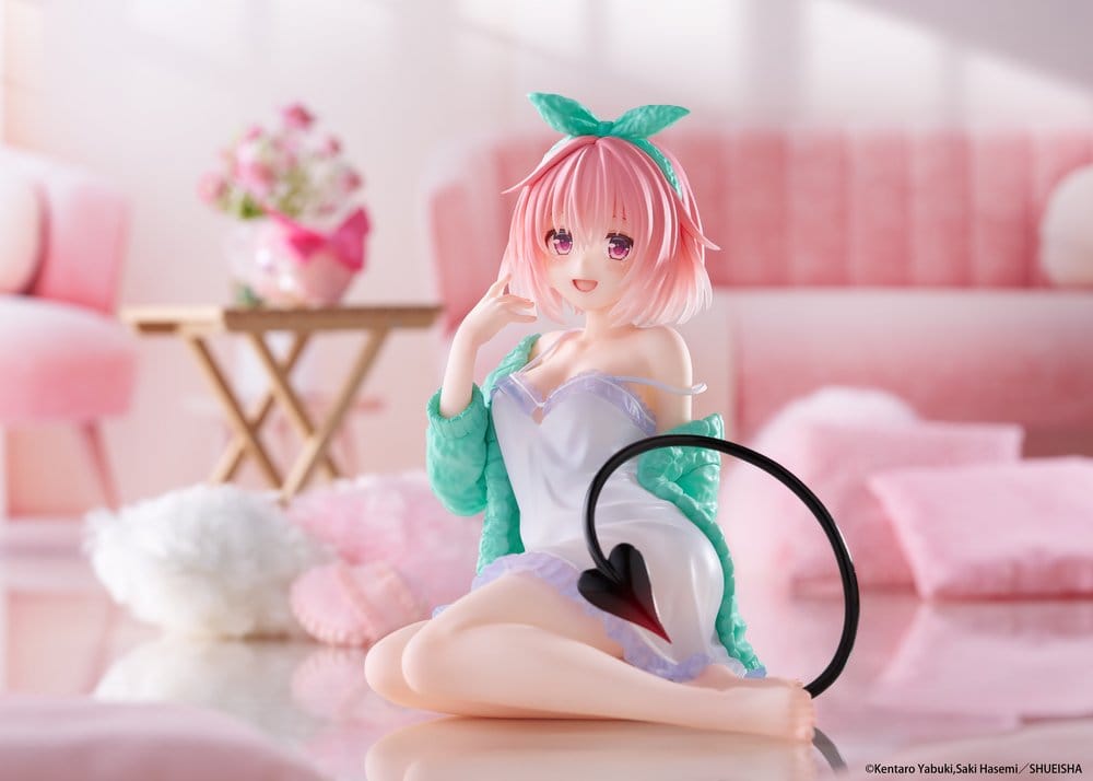 To Love-Ru Desktop Cute PVC Figure Momo (Roomwear Ver.) 13 cm - Damaged packaging