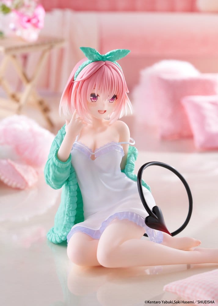 To Love-Ru Desktop Cute PVC Figure Momo (Roomwear Ver.) 13 cm - Damaged packaging