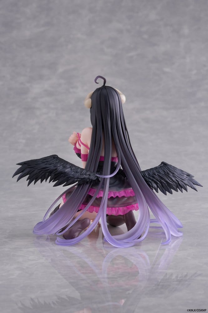 Overlord Desktop Cute PVC Figure Albedo (Negligee ver.) 13 cm - Damaged packaging