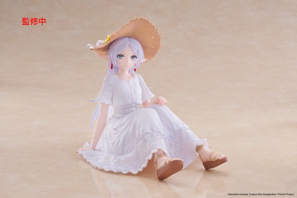 Frieren: Beyond Journey's End PVC Statue Desktop Cute Figure Frieren Summer Dress Ver. 13 cm        - Damaged packaging