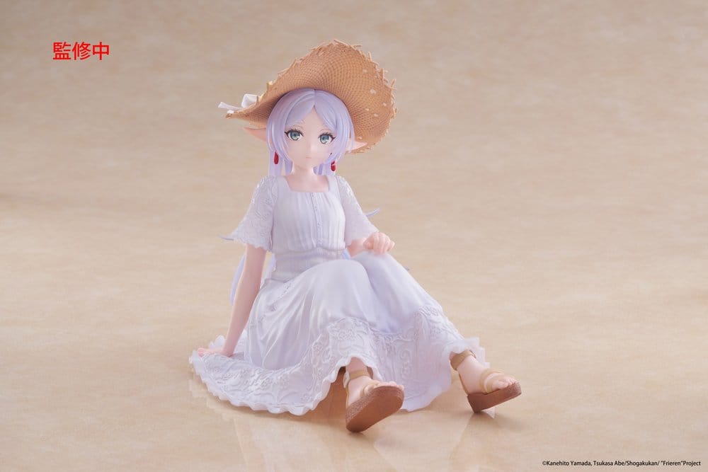 Frieren: Beyond Journey's End PVC Statue Desktop Cute Figure Frieren Summer Dress Ver. 13 cm        - Damaged packaging