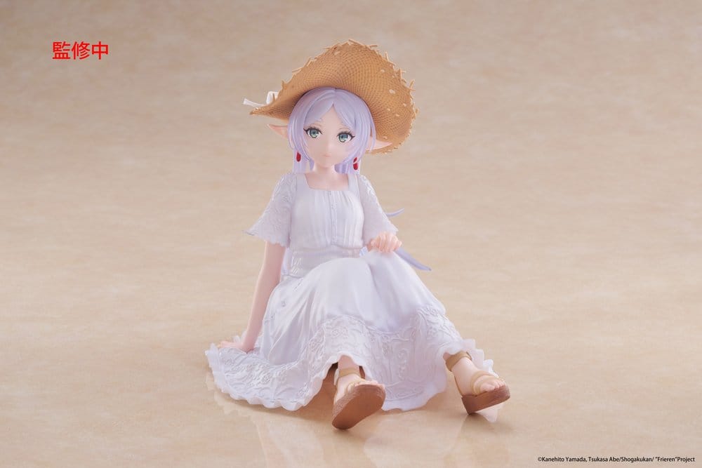 Frieren: Beyond Journey's End PVC Statue Desktop Cute Figure Frieren Summer Dress Ver. 13 cm        - Damaged packaging