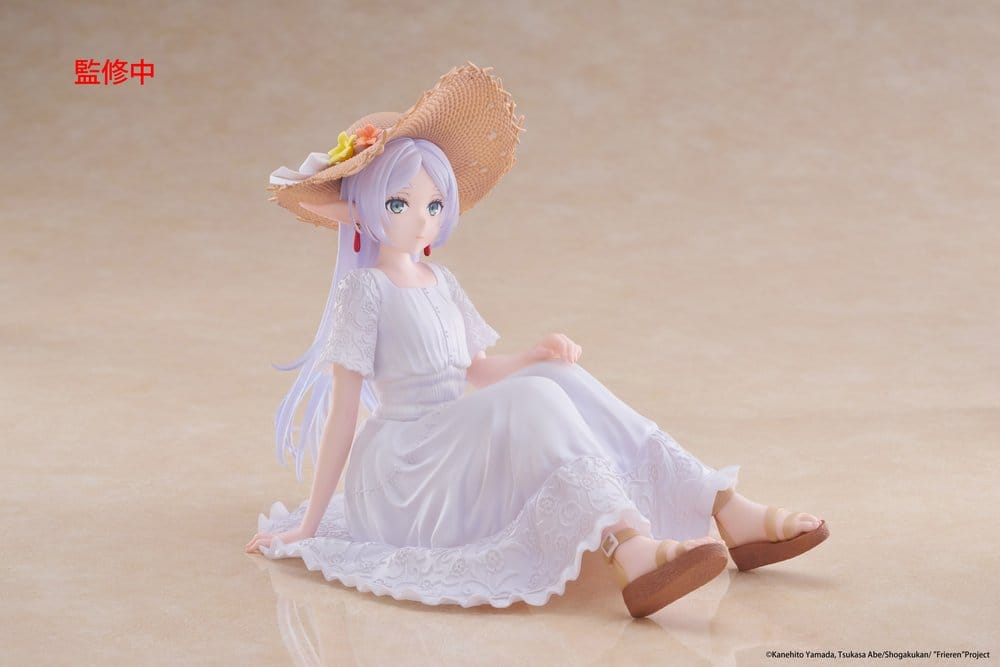 Frieren: Beyond Journey's End PVC Statue Desktop Cute Figure Frieren Summer Dress Ver. 13 cm        - Damaged packaging