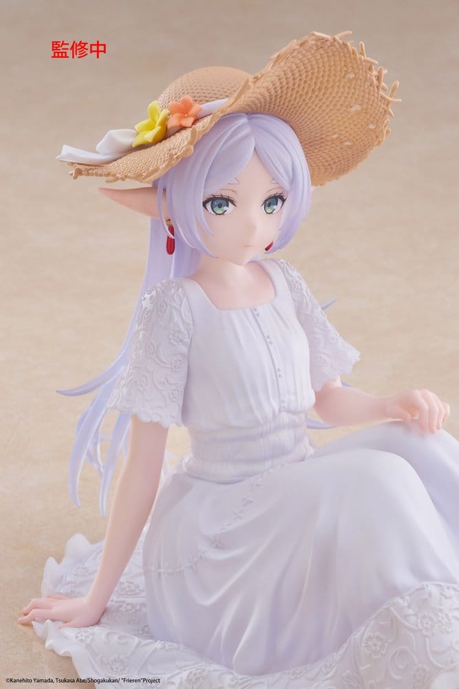 Frieren: Beyond Journey's End PVC Statue Desktop Cute Figure Frieren Summer Dress Ver. 13 cm        - Damaged packaging