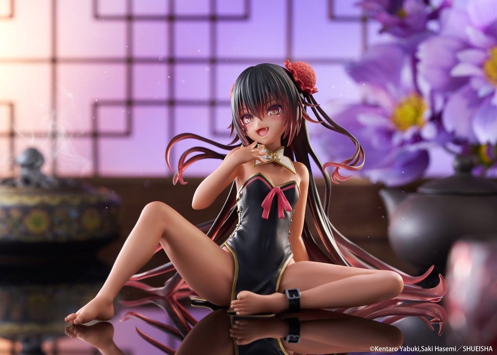 To Love-Ru Darkness Desktop Cute PVC Figure Nemesis (Chinese Dress Ver.) 13 cm