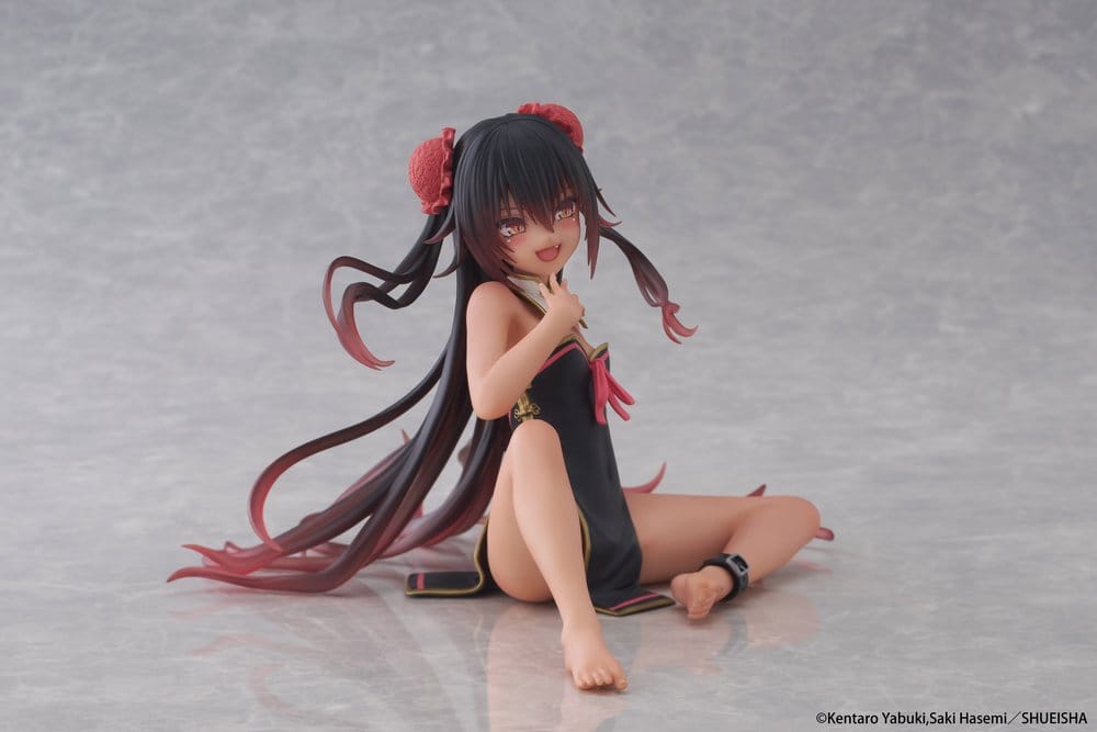 To Love-Ru Darkness Desktop Cute PVC Figure Nemesis (Chinese Dress Ver.) 13 cm
