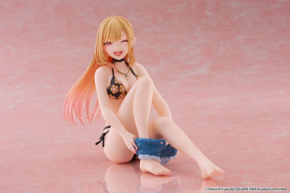 My Dress-Up Darling Desktop Cute PVC Figure Marin Kitagawa (Measured Swimsuit Ver.) Reissue 13 cm