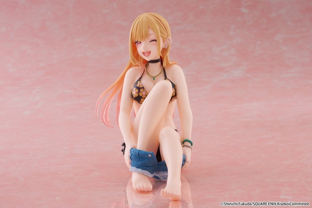 My Dress-Up Darling Desktop Cute PVC Figure Marin Kitagawa (Measured Swimsuit Ver.) Reissue 13 cm