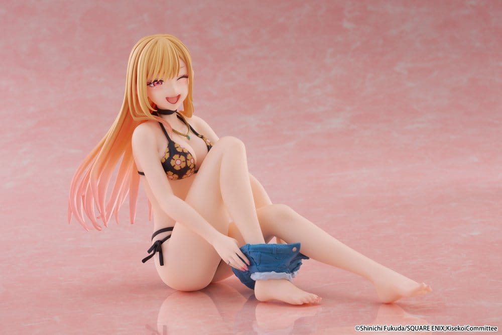 My Dress-Up Darling Desktop Cute PVC Figure Marin Kitagawa (Measured Swimsuit Ver.) Reissue 13 cm