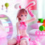 A Certain Scientific Railgun Moflock PVC Figure Mikoto Misaka (Fluffy Bunny Ver.) 13 cm