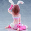 A Certain Scientific Railgun Moflock PVC Figure Mikoto Misaka (Fluffy Bunny Ver.) 13 cm