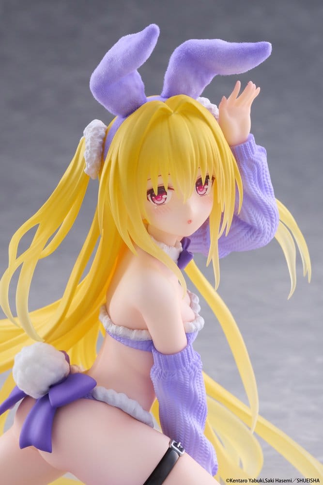 To Love-Ru Darkness MOFLOCK PVC Figure Golden Darkness (Fluffy Bunny Ver.) 13 cm