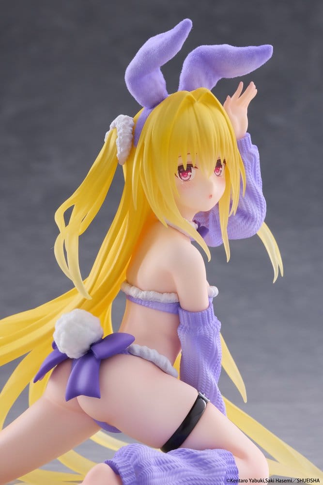 To Love-Ru Darkness MOFLOCK PVC Figure Golden Darkness (Fluffy Bunny Ver.) 13 cm