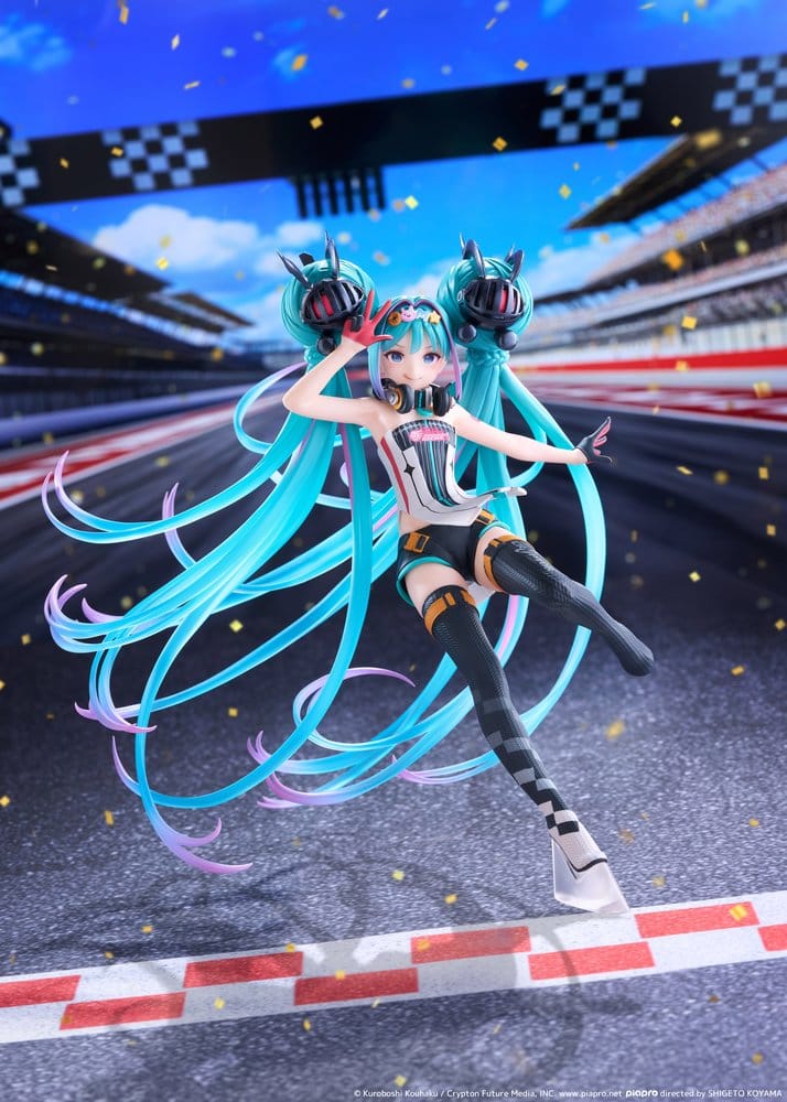 Hatsune Miku Taito Kuji PVC Figure Racing Miku 2026 Ver. Original 18 cm