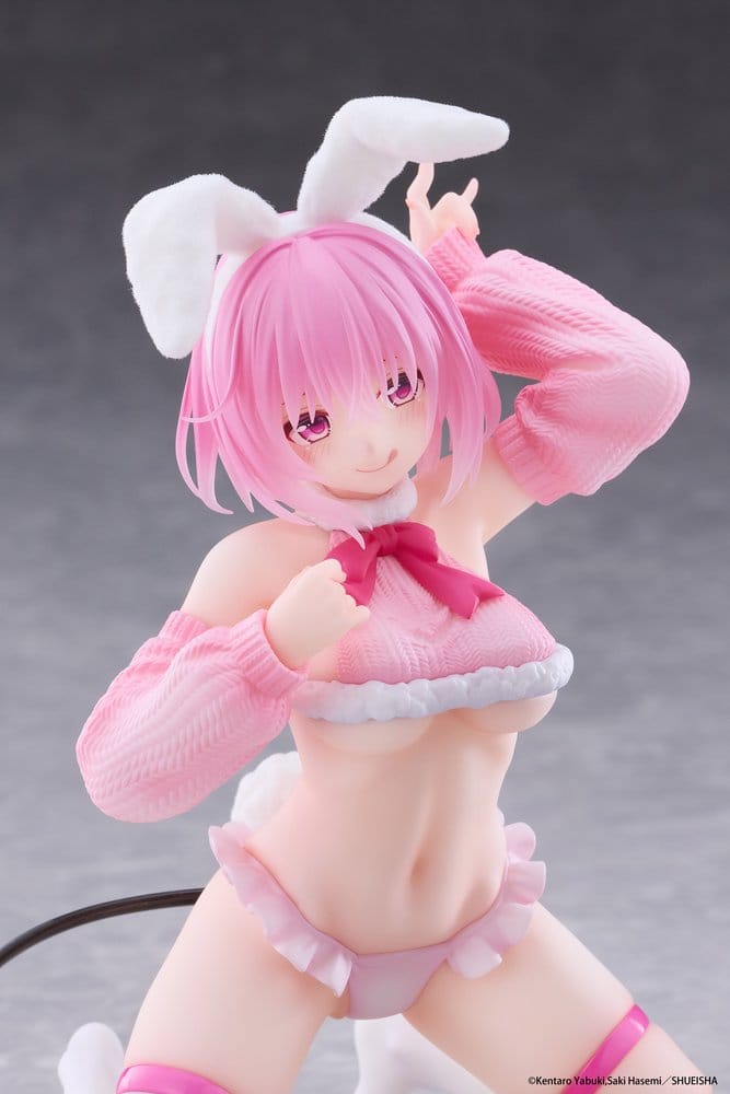 To Love-Ru Darkness MOFLOCK PVC Figure Momo (Fluffy Bunny Ver.) 13 cm
