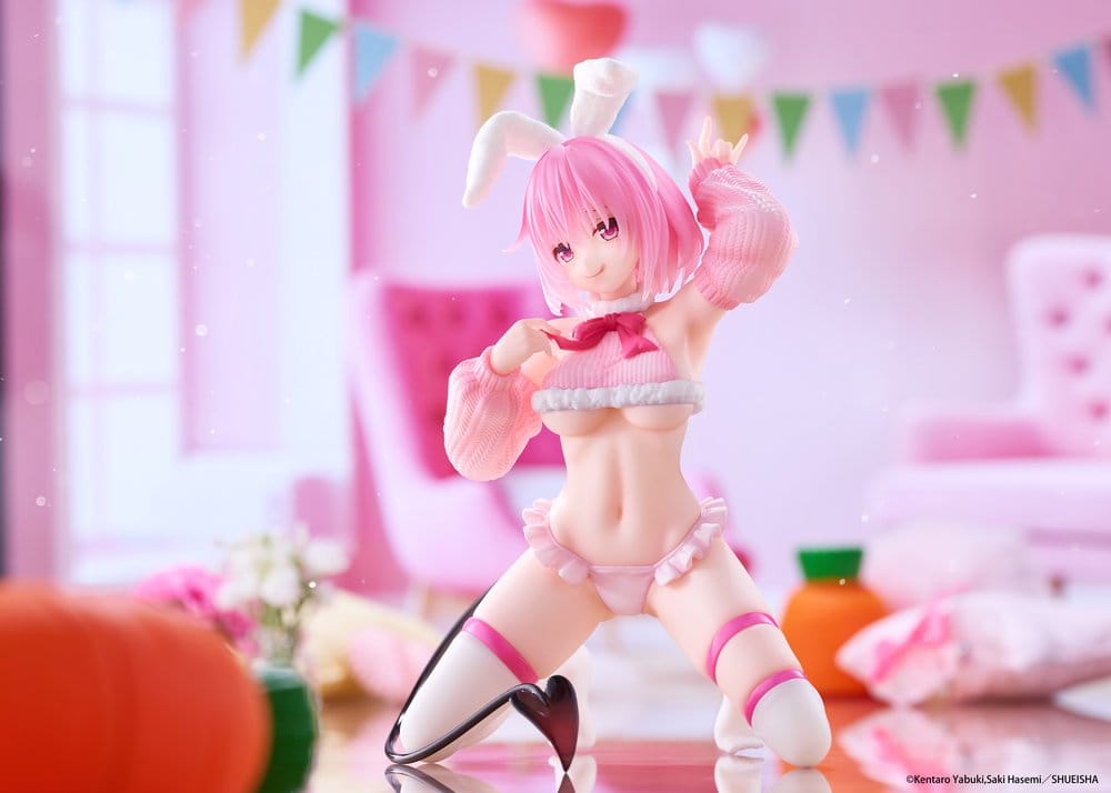 To Love-Ru Darkness MOFLOCK PVC Figure Momo (Fluffy Bunny Ver.) 13 cm