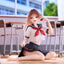 Strawberry 100% Desktop Cute PVC Figure Satsuki Kitaoji (School uniform Ver.) 18 cm