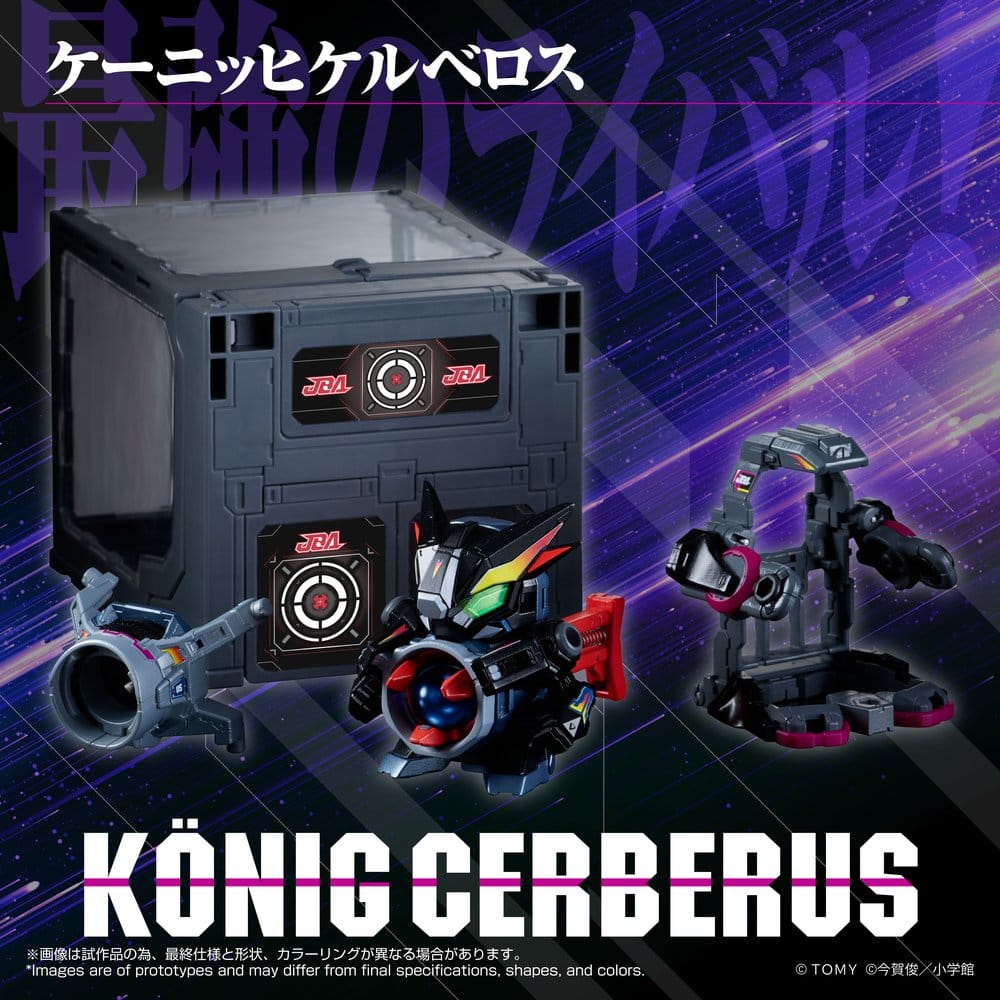 Legacysoul Super B-Daman Action Figure Konig Cerberus & Case Set