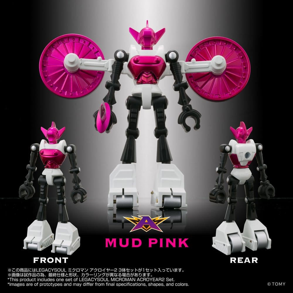 Microman Legacysoul Action Figure 3-Pack Acroyear 2