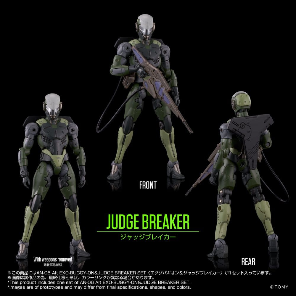 Altered Nano AN-06 Action Figure Alt Exo-Buggy-On & Judge Breaker Set 16 cm