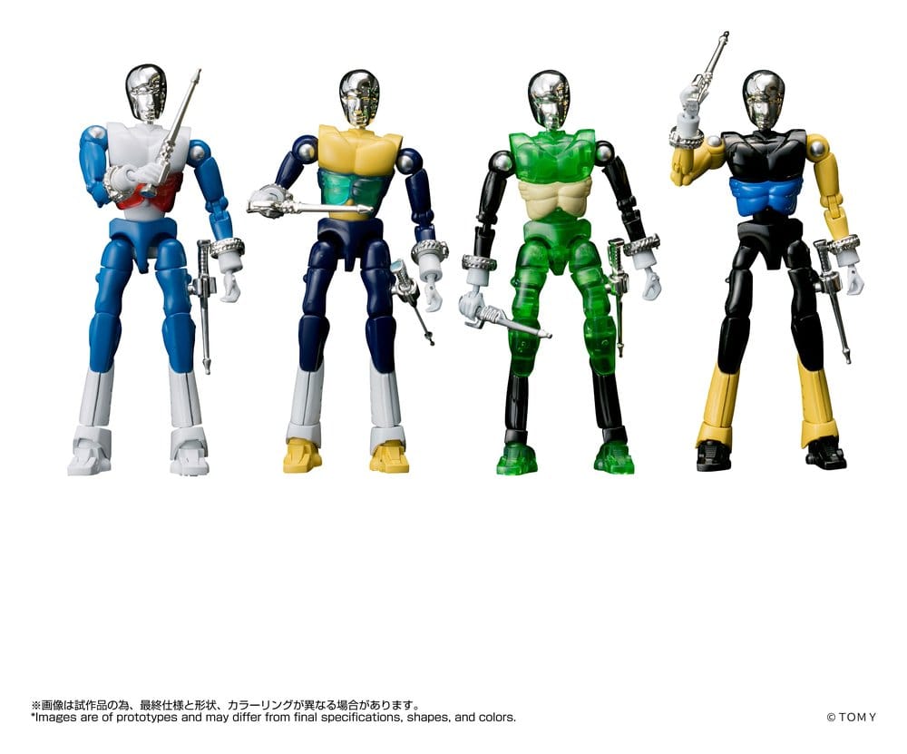 Microman Legacysoul Action Figures 4Pack SPYM M14X Set