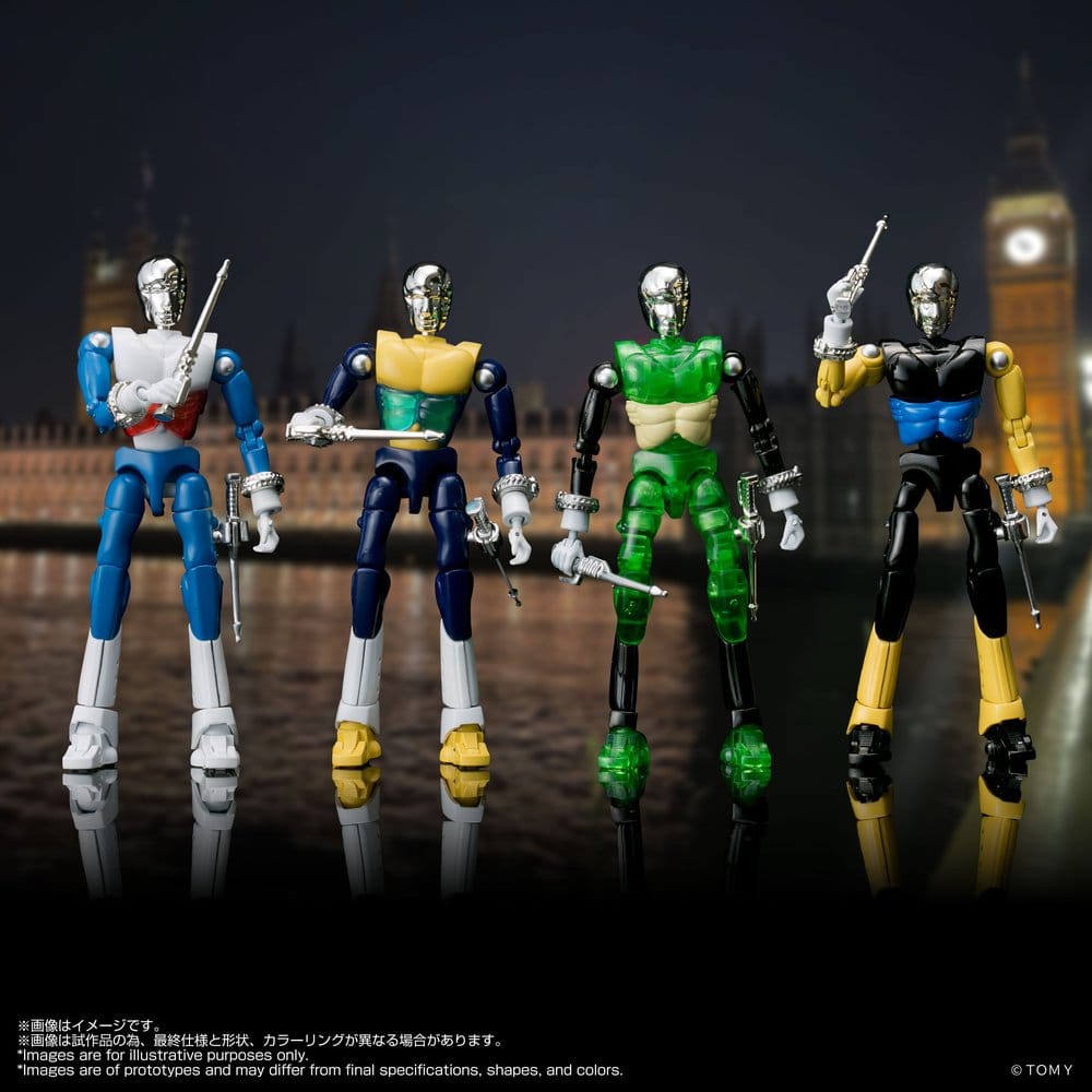 Microman Legacysoul Action Figures 4Pack SPYM M14X Set