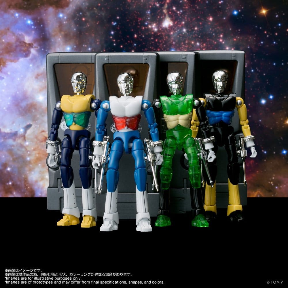 Microman Legacysoul Action Figures 4Pack SPYM M14X Set
