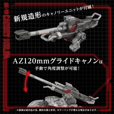 Zoids Plastic Model Kit 1/72 AZ-13 Canory Molga 19 cm