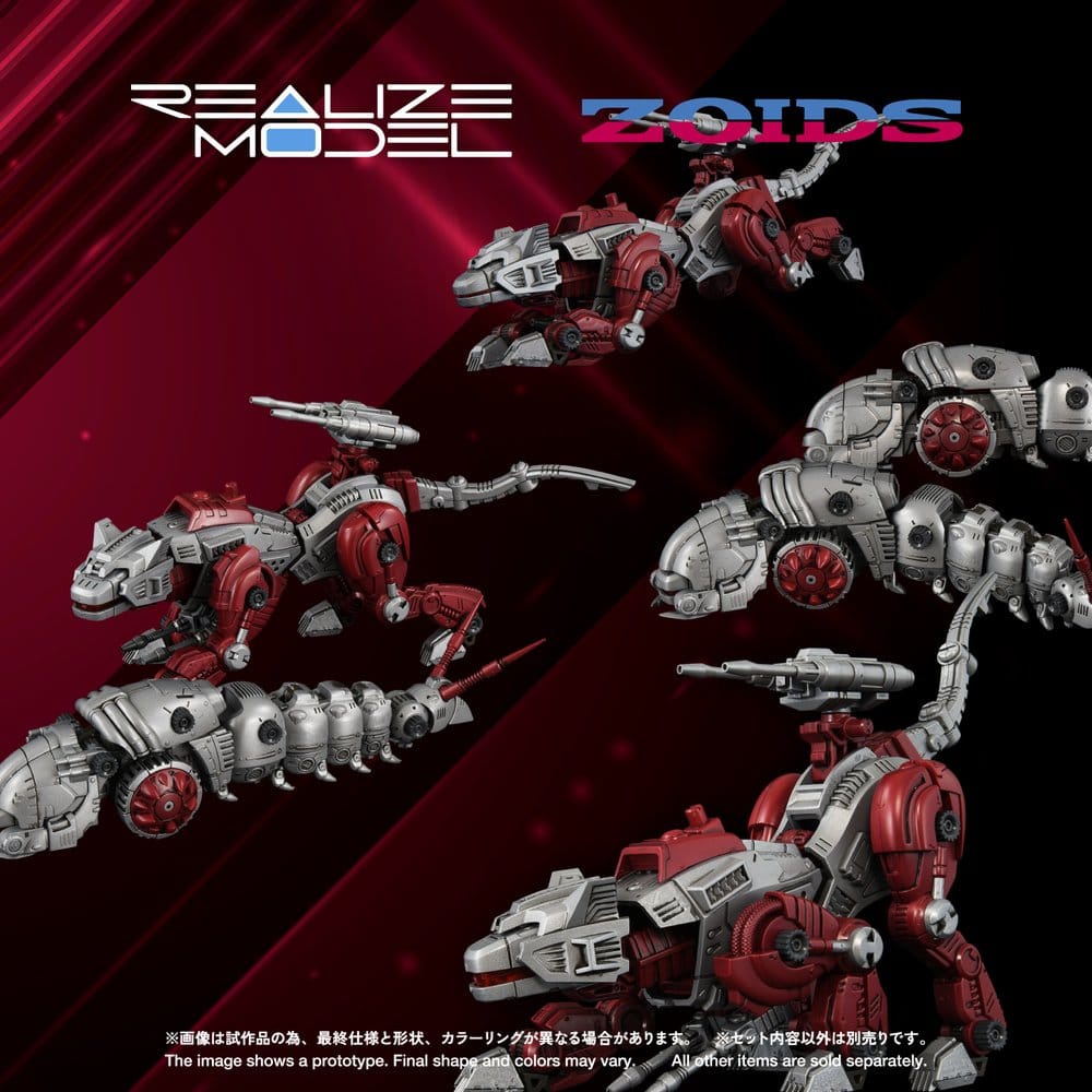 Zoids Plastic Model Kit 1/100 RMZ-019 Hell Cat & Molga Zenebus Color Set 14 cm
