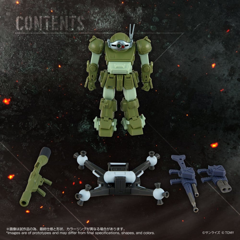 Armored Trooper Votoms Action Figure Toyrise AT-12 Scope Dog Round Mover