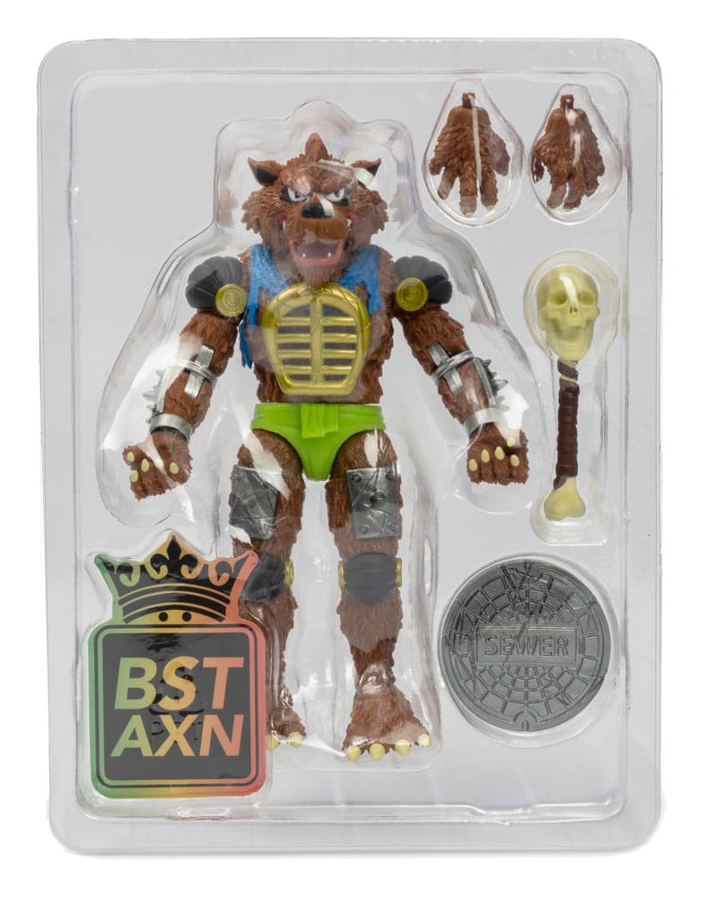 Teenage Mutant Ninja Turtles BST AXN Action Figure Rahzar 13 cm