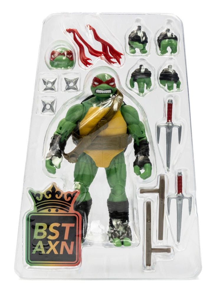 Teenage Mutant Ninja Turtles BST AXN Action Figure Raphael (IDW Comics) 13 cm