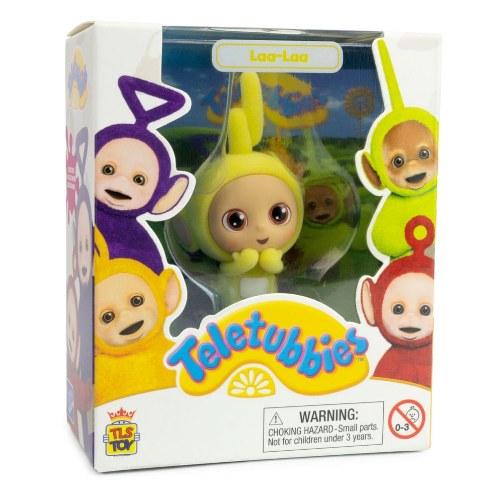 Teletubbies Cheebee Mini figure Laa-Laa Flocked 6 cm