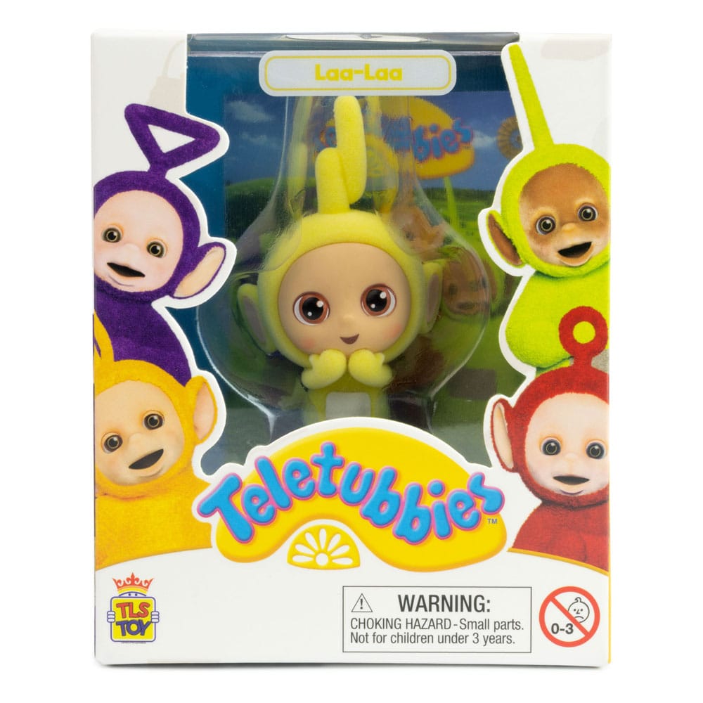 Teletubbies Cheebee Mini figure Laa-Laa Flocked 6 cm