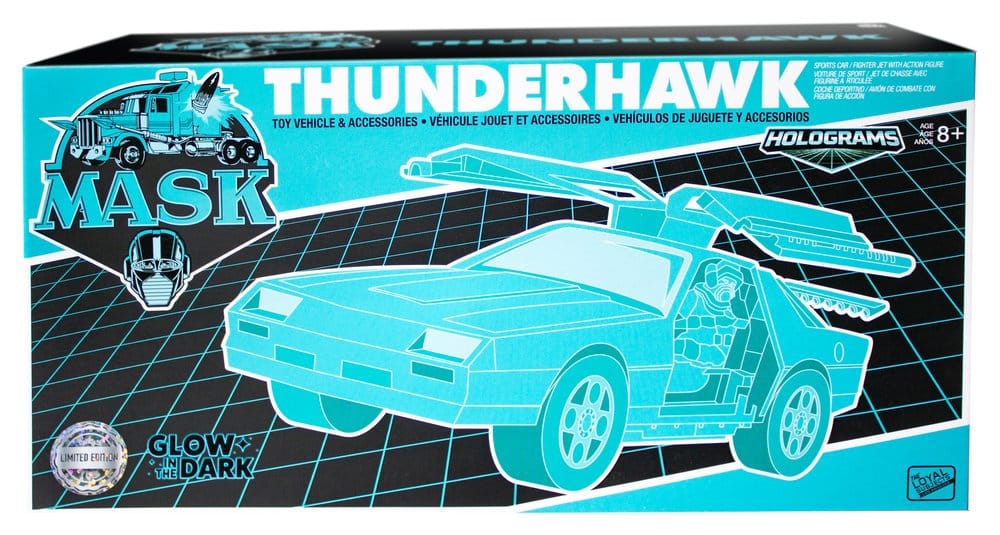 M.A.S.K. Vehicle Thunderhawk Hologram Variant (Glow in the Dark)