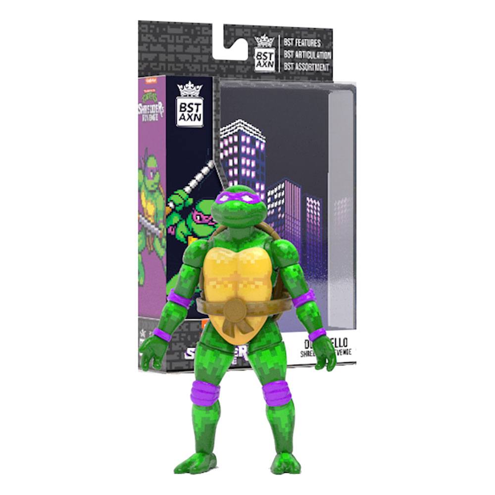 Teenage Mutant Ninja Turtles BST AXN Action Figure NES 8-Bit Donatello Exclusive 13 cm - Damaged packaging