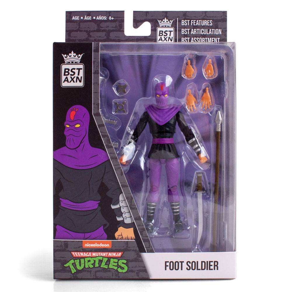 Teenage Mutant Ninja Turtles BST AXN Action Figure Foot Soldier 13 cm - Damaged packaging