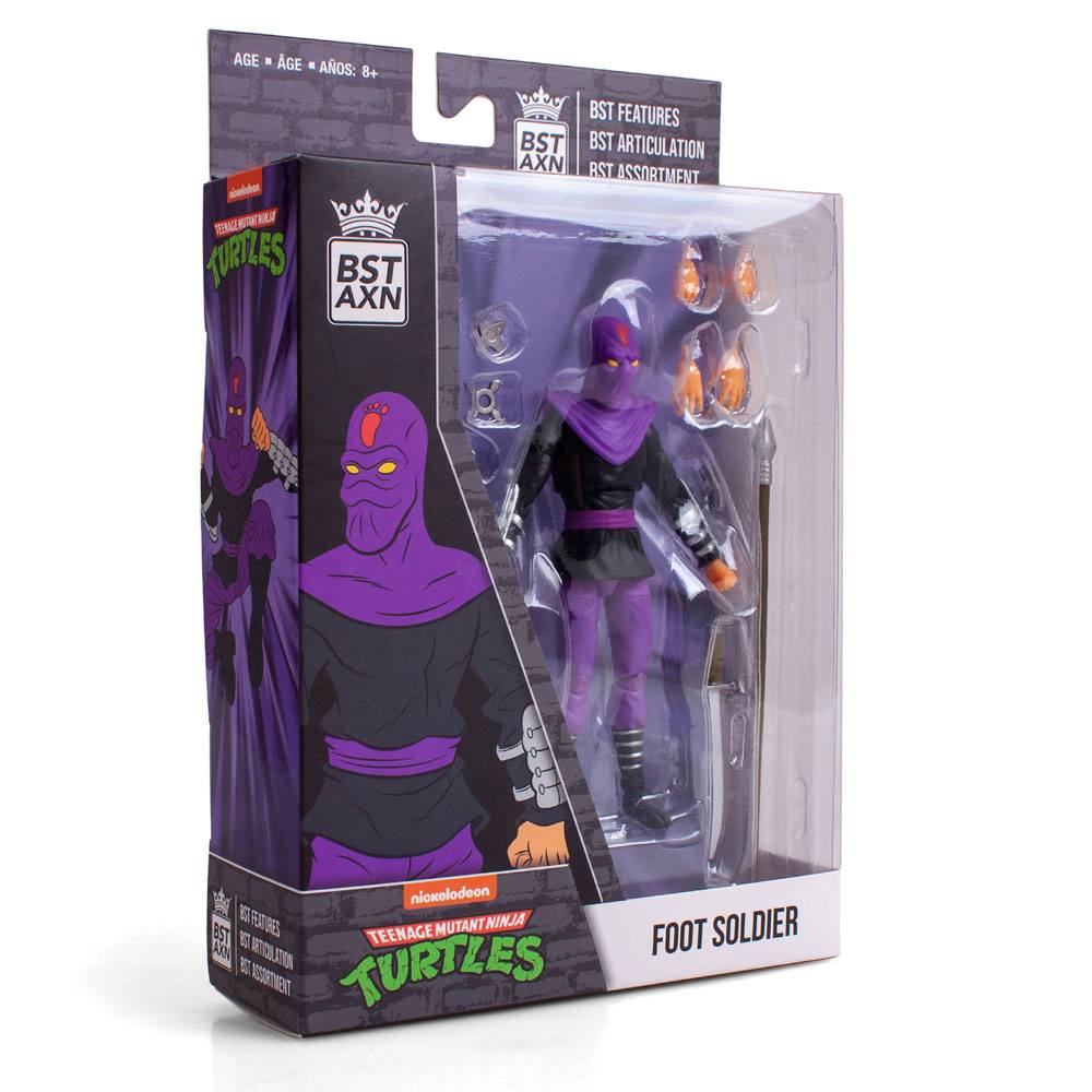 Teenage Mutant Ninja Turtles BST AXN Action Figure Foot Soldier 13 cm - Damaged packaging