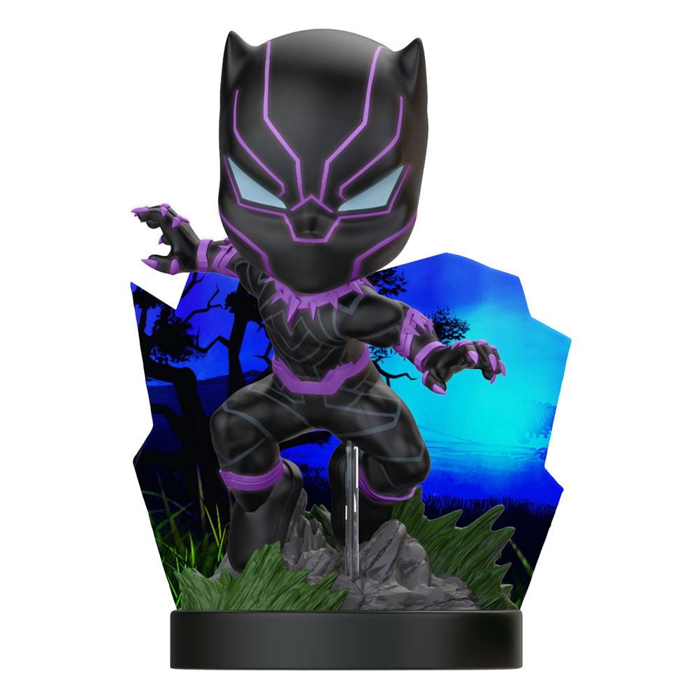 Marvel Superama Mini Diorama Black Panther (Kinetic Energy) SDCC Exclusive 10 cm