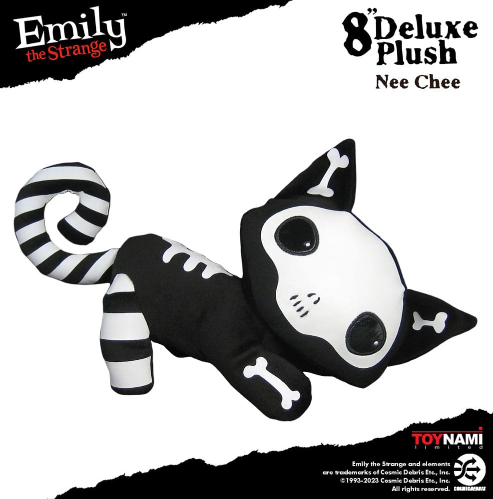 Emily the Strange  Plush Figure Nee Chee 20 cm