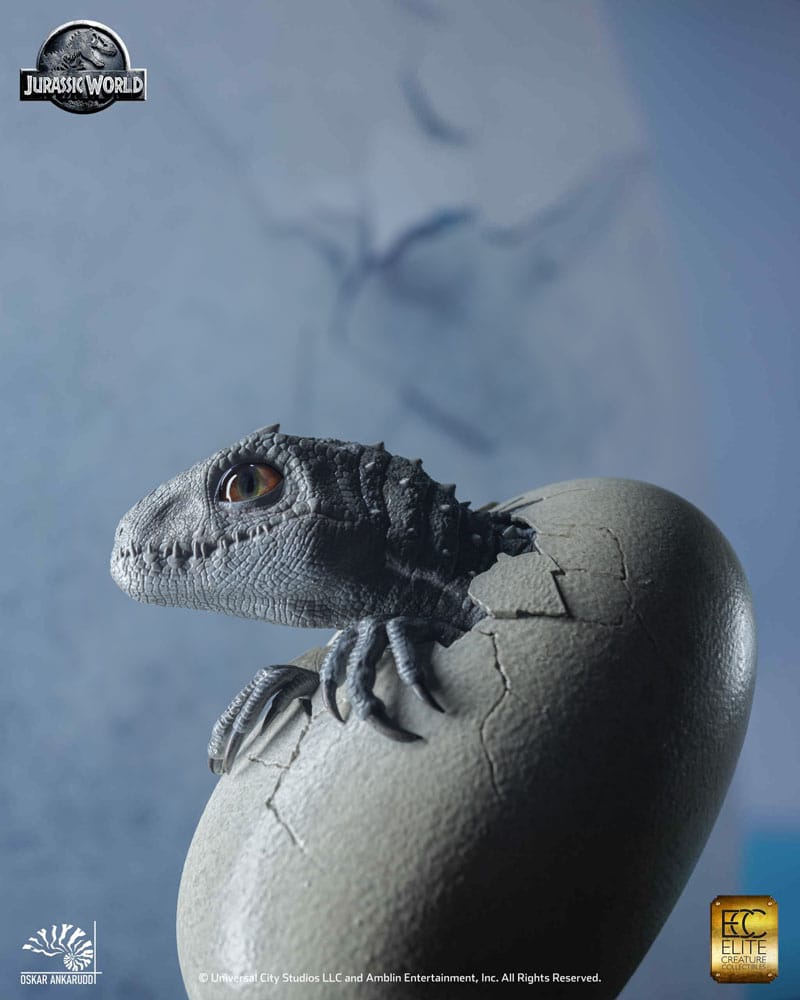Jurassic World Set of 3 Statues 1/2 Hatching Indominus Rex 13 cm