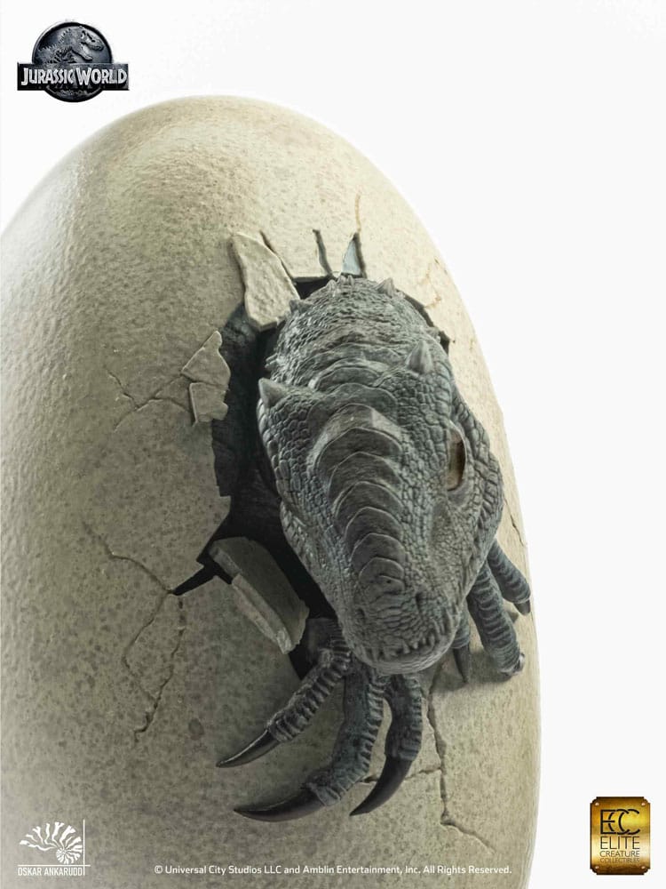 Jurassic World Set of 3 Statues 1/2 Hatching Indominus Rex 13 cm