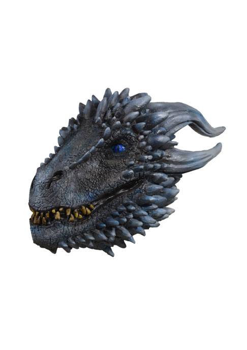 Game of Thrones Latex Mask White Walker Dragon